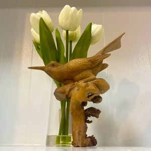 Beautiful wood carving bird🪚🦉🚨